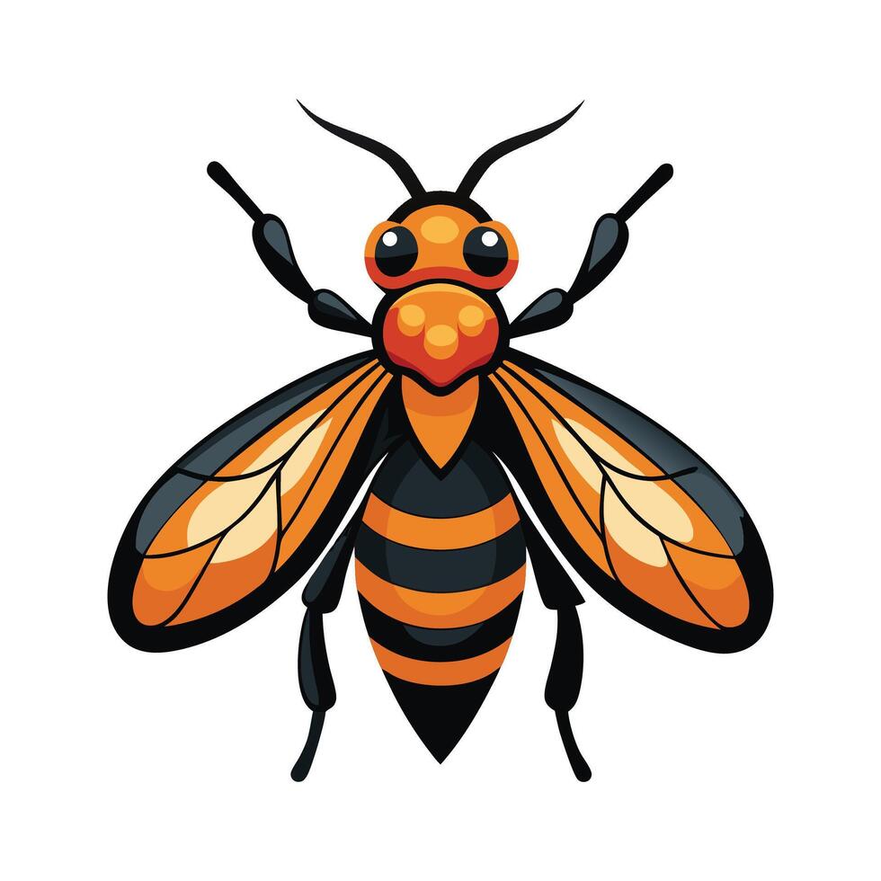 Stylized Vespa Mandarinia vector