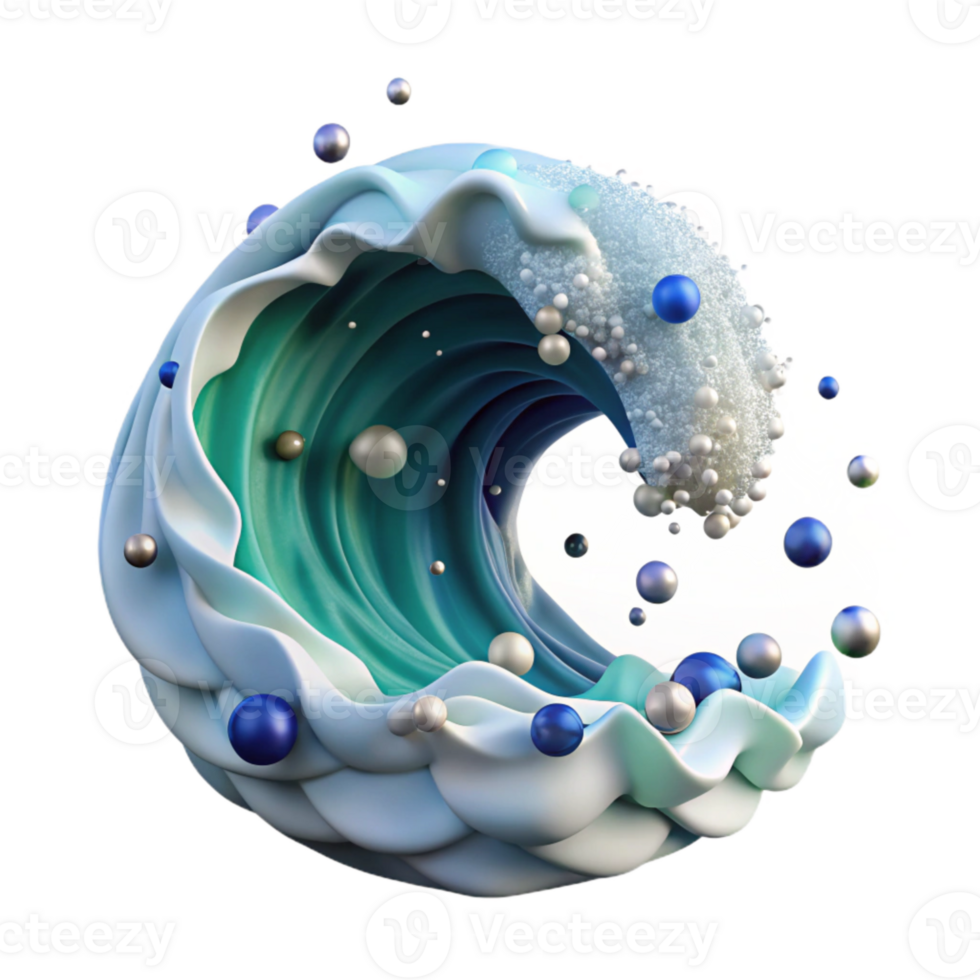 impressive modern Ocean Wave Breaking Animation Frames Sequence Isolated detailed png