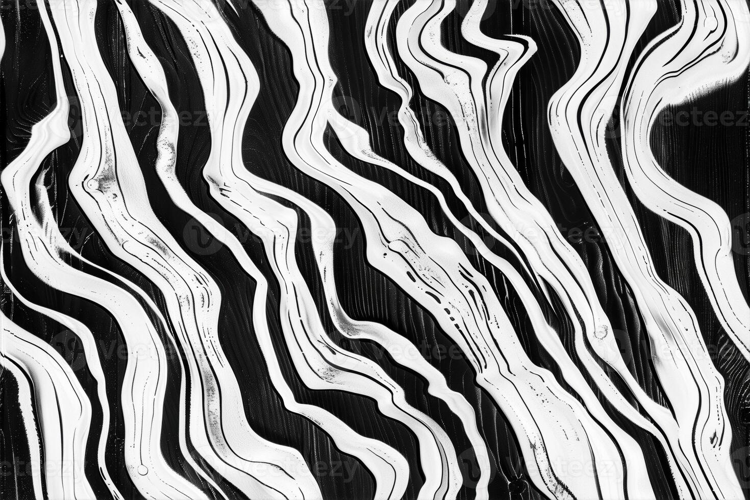 A black and white zebra print pattern photo
