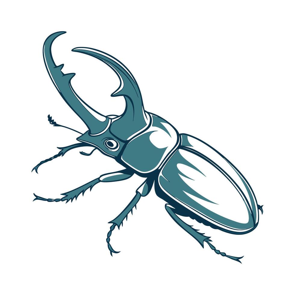 Creative Coprophanaeus Lancifer Graphic vector