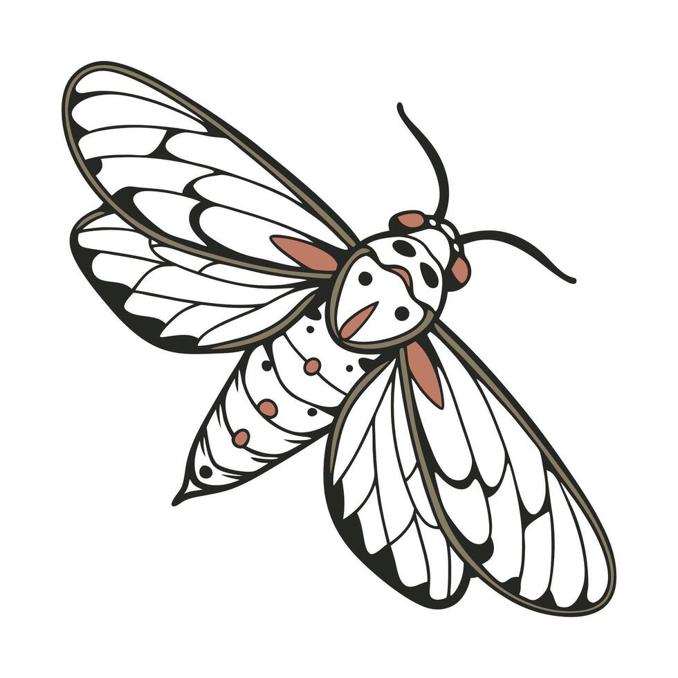 Creative Corydalus Cornutus Graphic vector