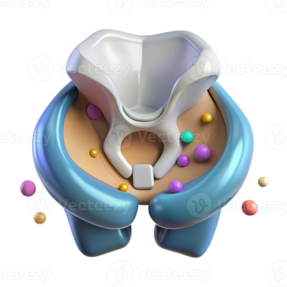 impressive traditional Pelvis Hip Anatomy Icon Transparent for Medical Education professional png