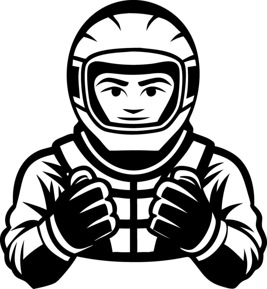 Astronautic Illustration for Space Exploration Themes and Design Projects vector