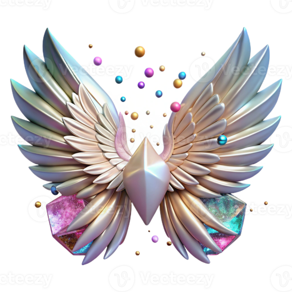 magnificent abstract Phoenix Wing Pattern Transparent Textile Design professional png