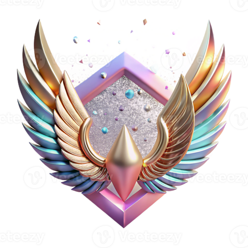 dramatic creative Phoenix Wing Cutout for Graphic Design Projects genuine png