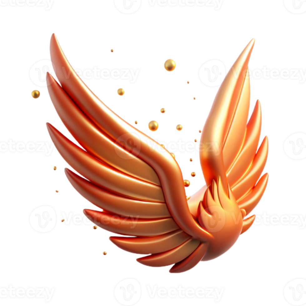stunning rustic Phoenix Wing Cutout for Graphic Design Projects png