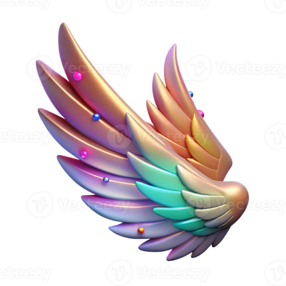 stunning artistic Phoenix Wing Texture Cutout Game Development high resolution png