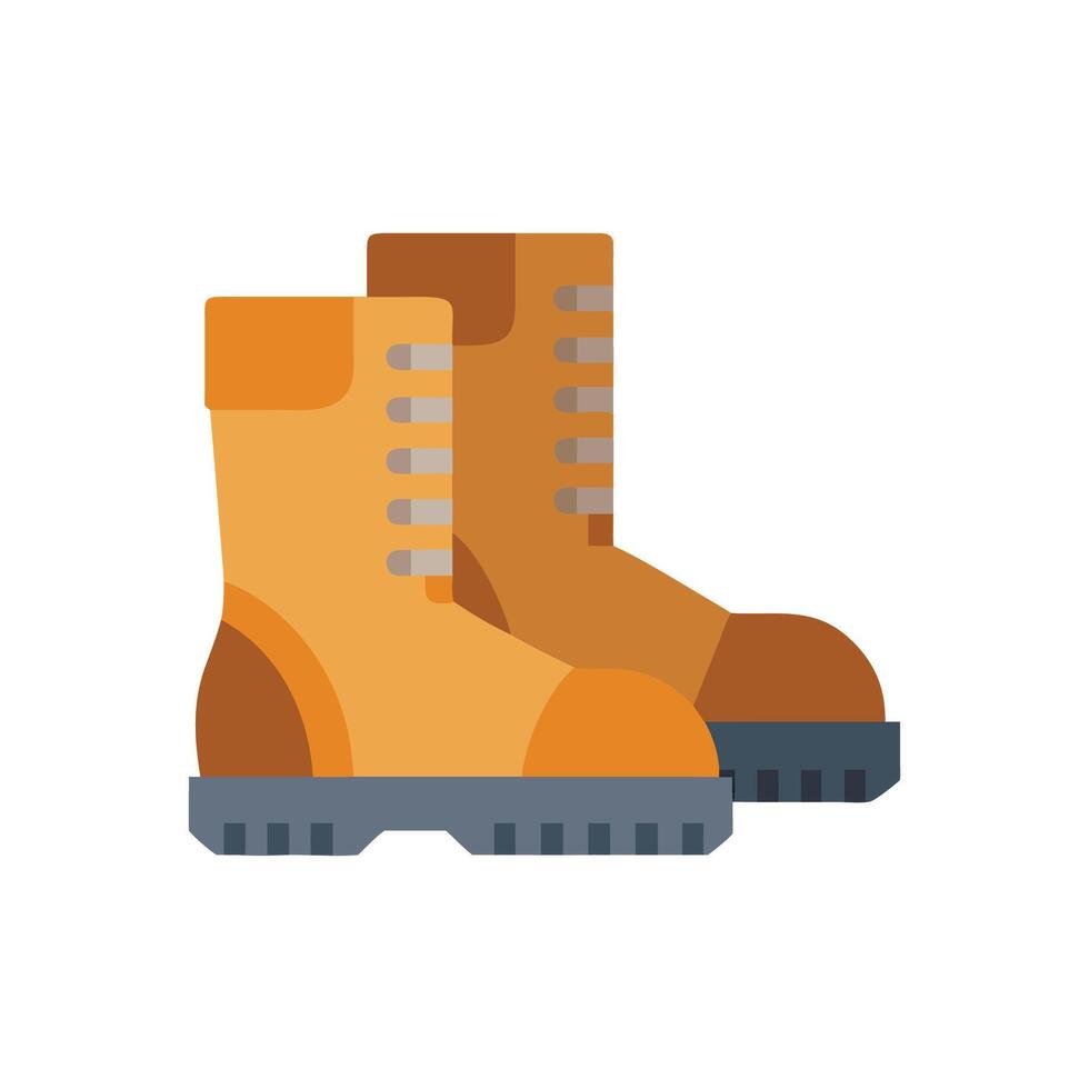 Creative Work Boots Icon Representation vector