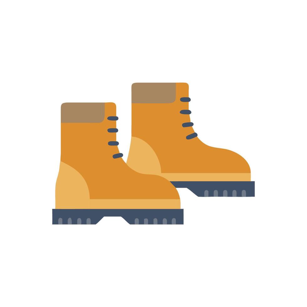 Durable Work Boots Icon Design vector