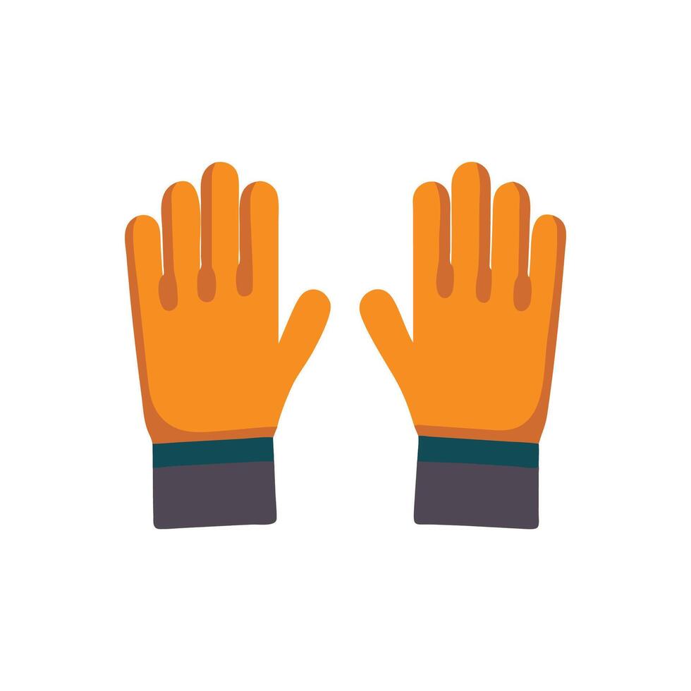 Quality Work Gloves Icon Representation vector