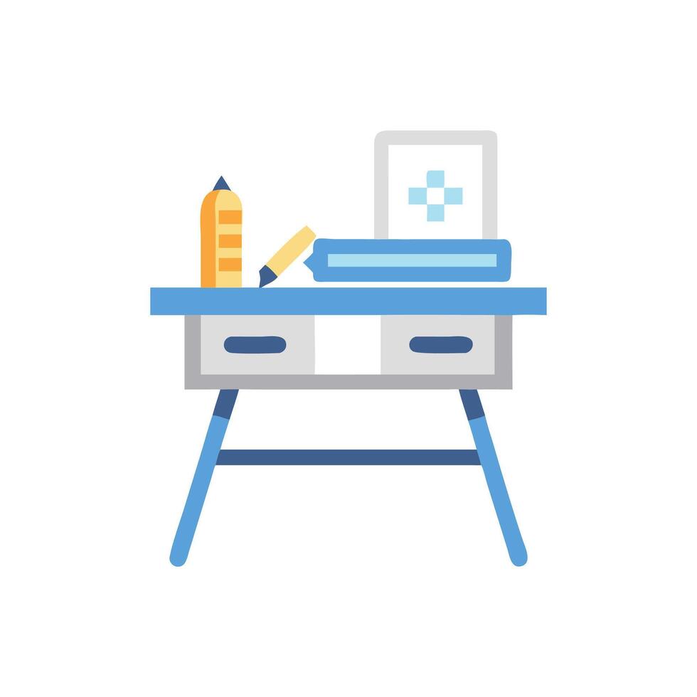 Ergonomic Architect Desk for Modern Spaces vector