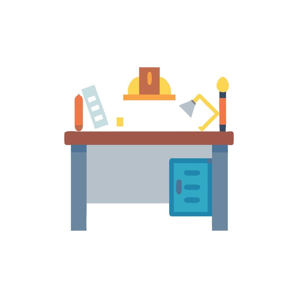 Modern Architect Desk for Innovative Design vector