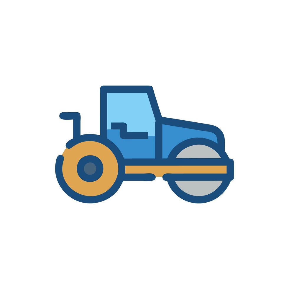 Advanced Asphalt Roller Design for Projects vector