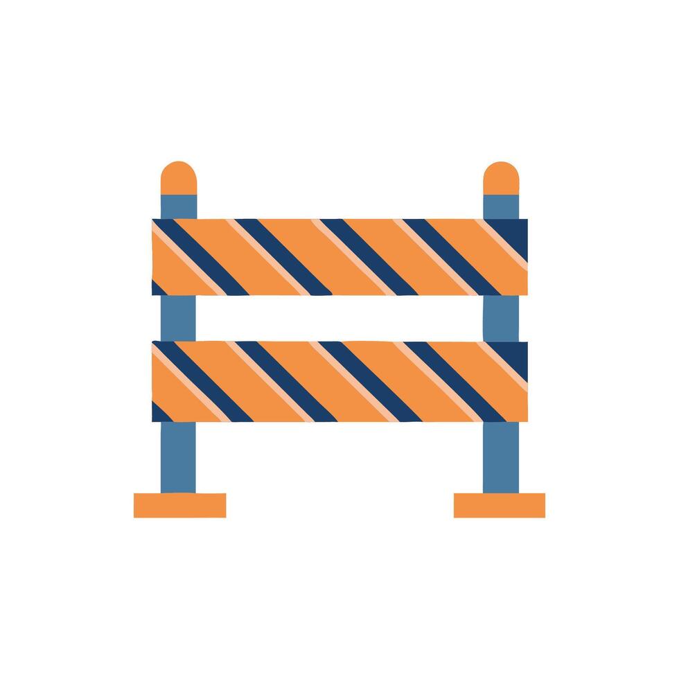 Effective Barricade Design for Site Safety vector