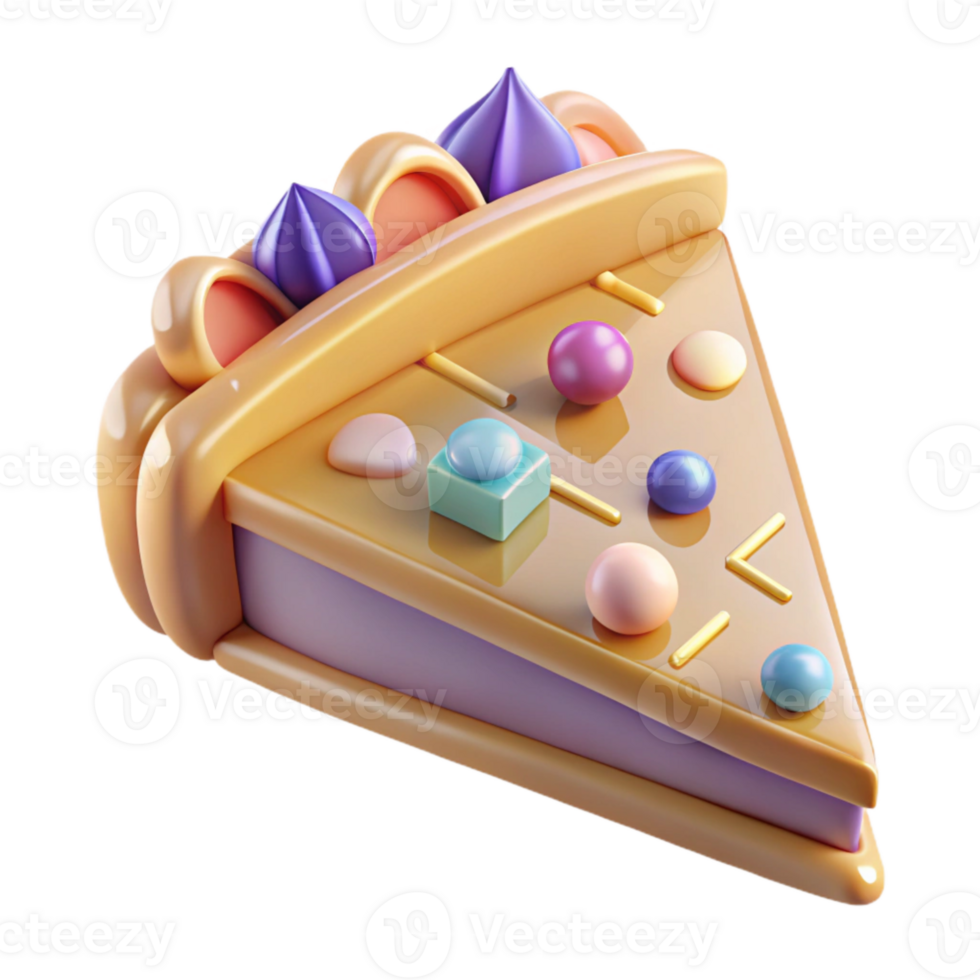 vibrant creative Pie Slice Transparent for Dessert Menu genuine png