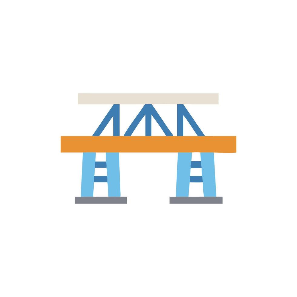Innovative Bridge Construction Techniques Overview vector
