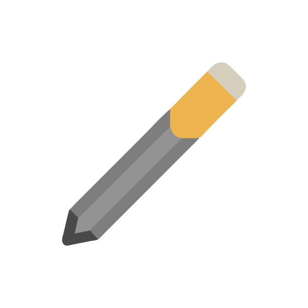 Carpenters Pencil Icon for Construction vector