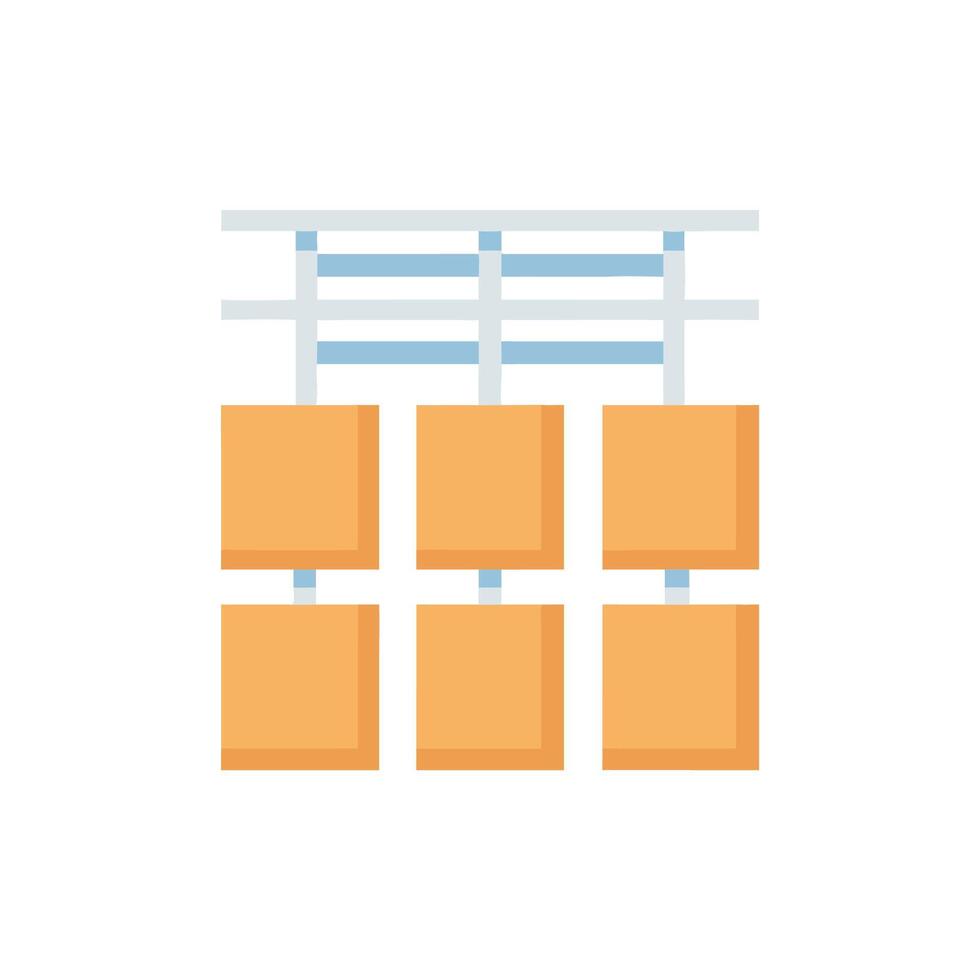 Ceiling Panels Icon for Interior Design vector