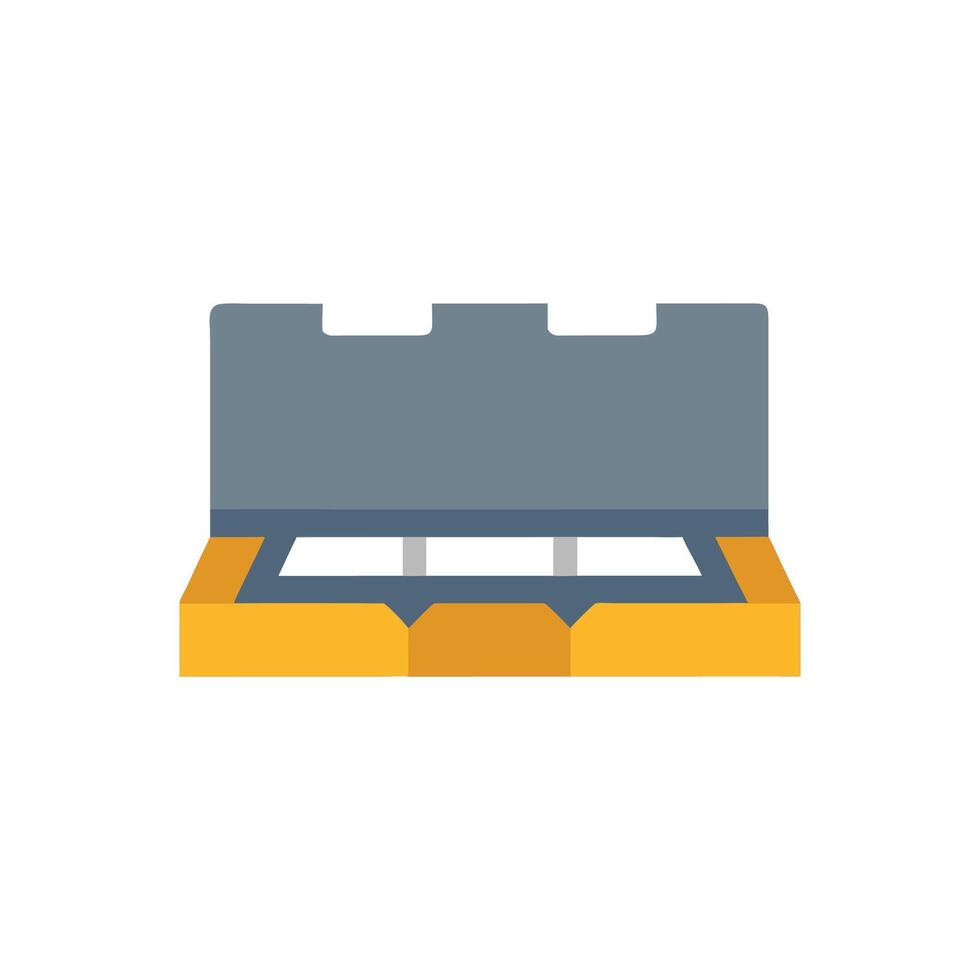 Paver Block Icon Design for Building vector