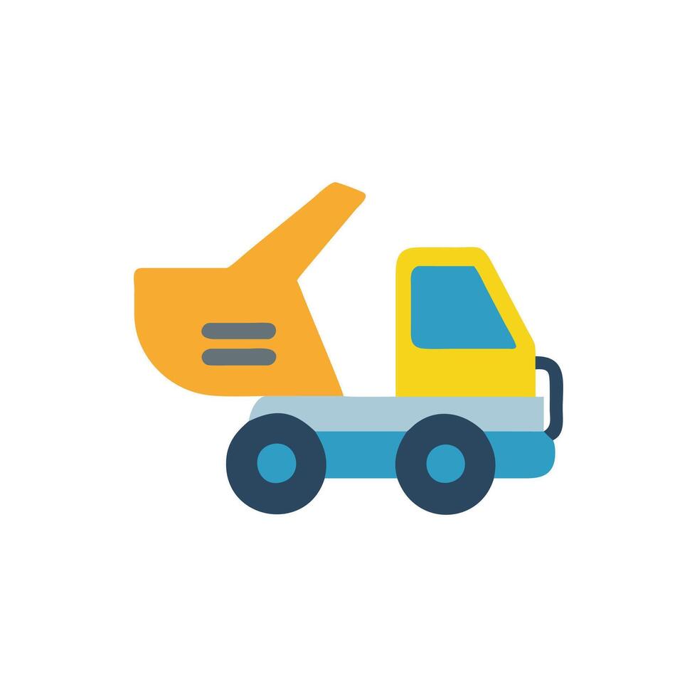 Creative Icon Design for Construction Vehicles vector