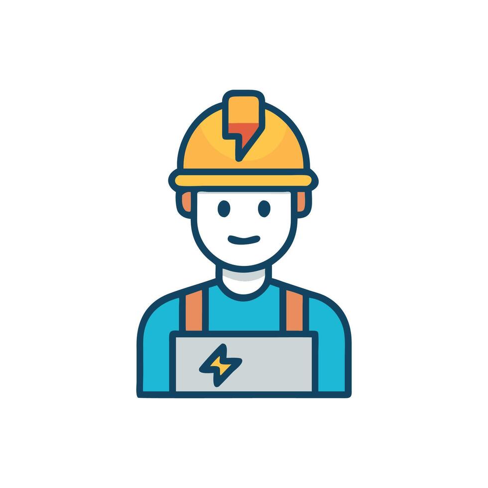 Electrician Icon for Home Improvement vector