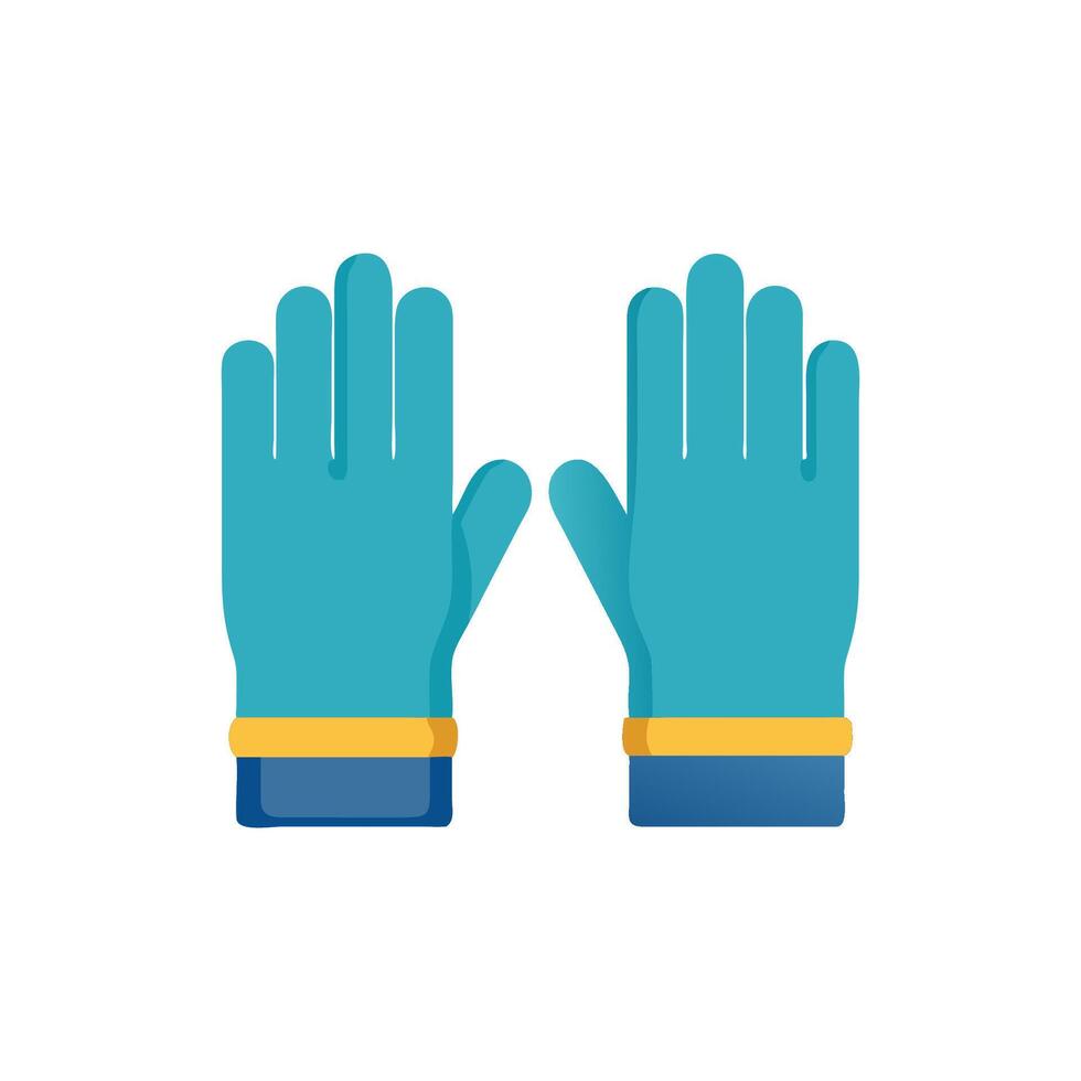 Gloves Icon for Construction Safety vector