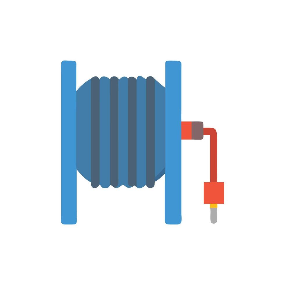 Hose Reel Icon for Storage vector