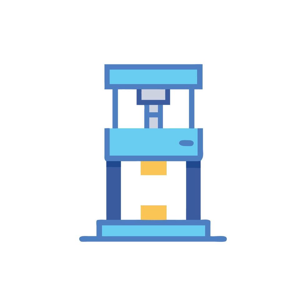 Creative Icon Design for Hydraulic Press vector