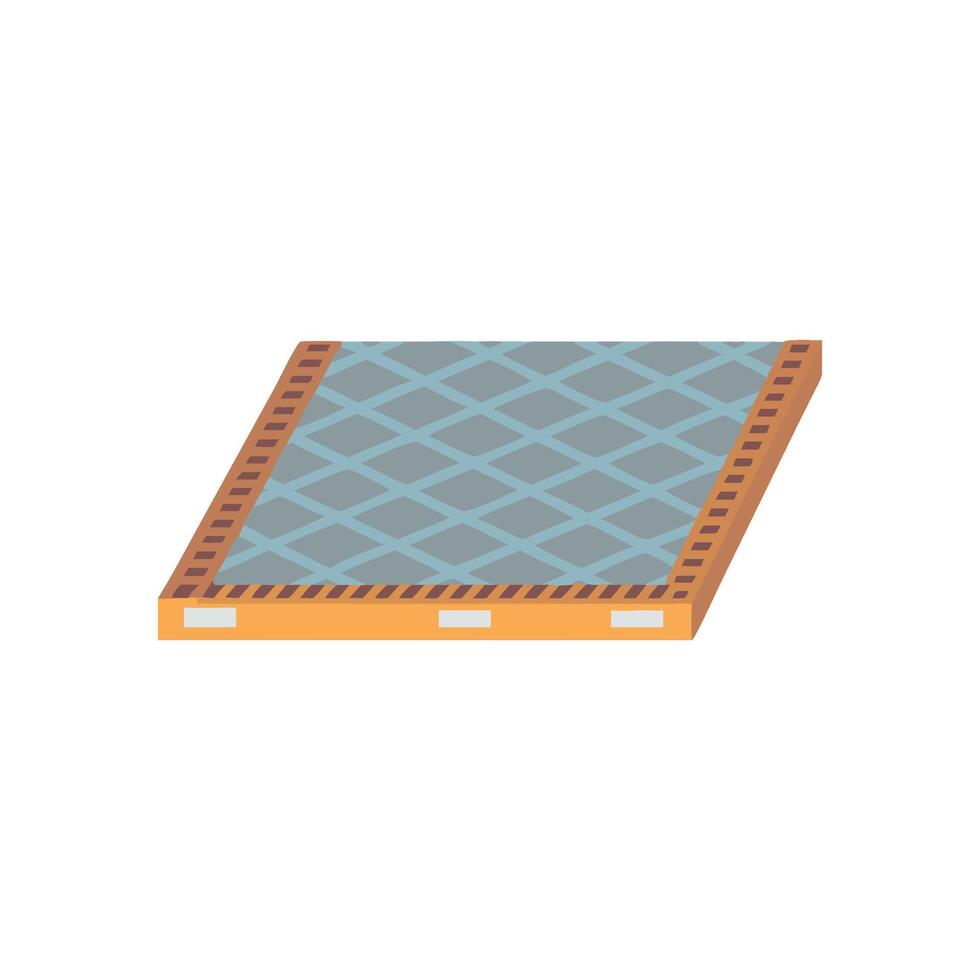 Distinctive flooring illustration for industrial environments vector