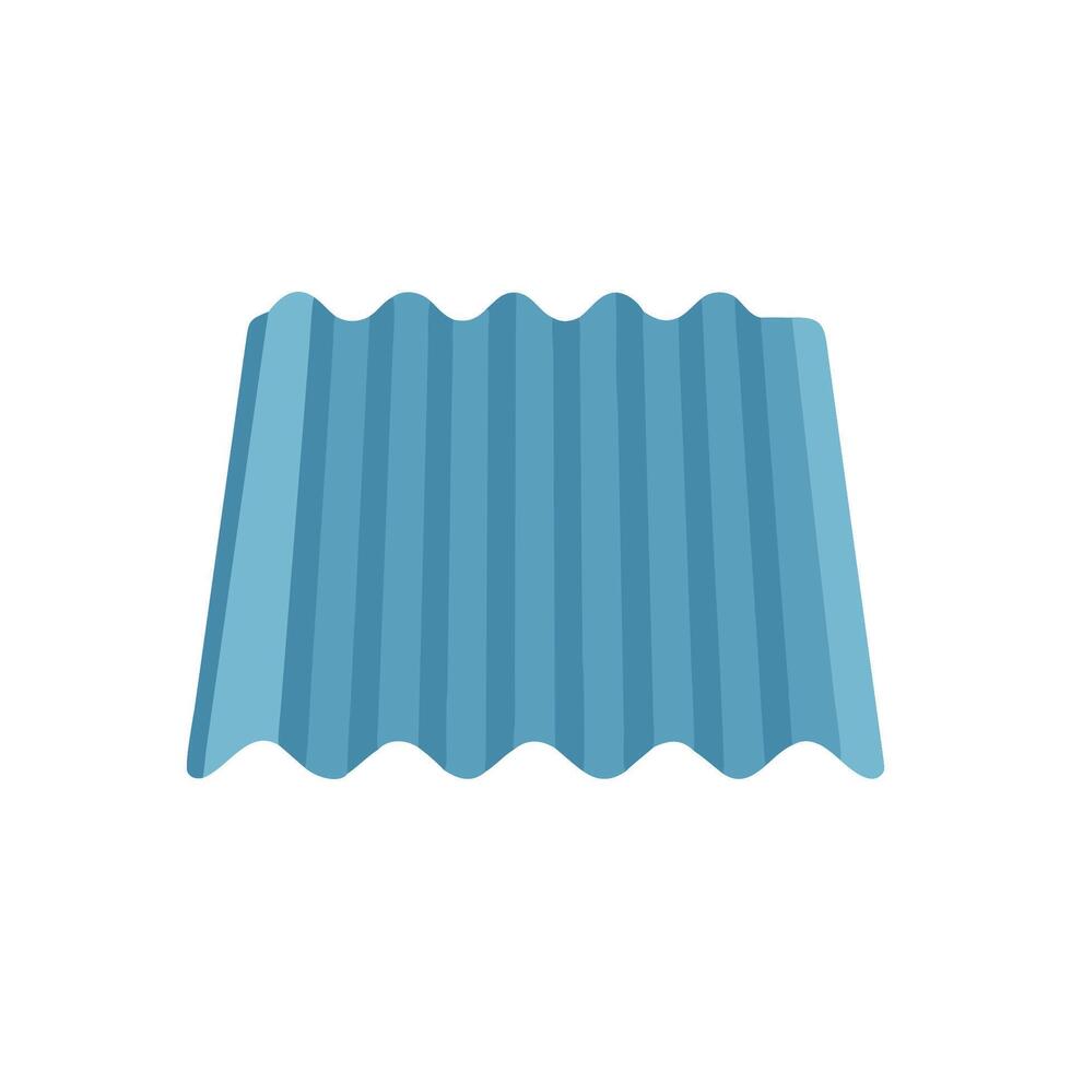 Modern roofing sheet icon design for construction projects vector