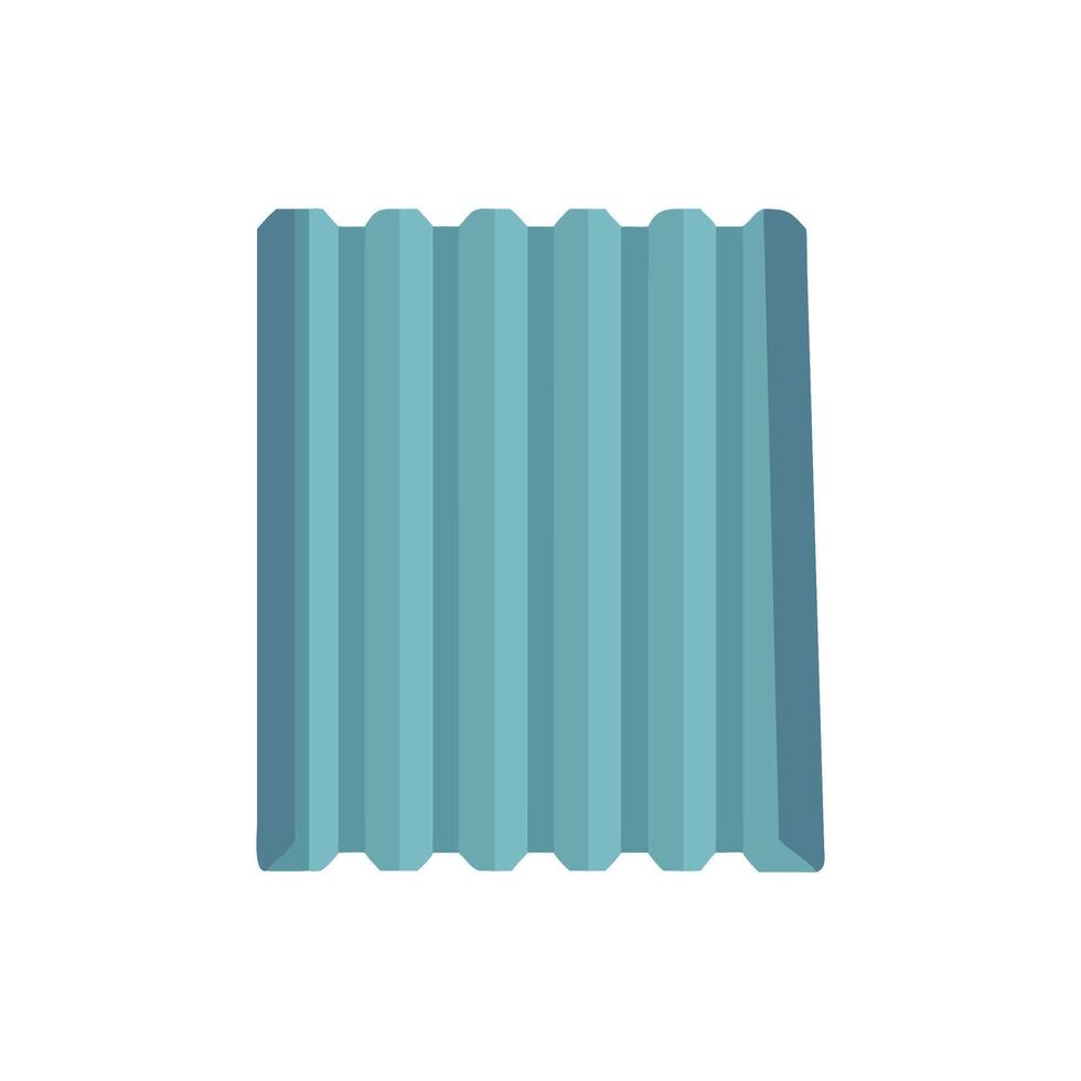 Quality roofing sheet icon representation for industrial use vector