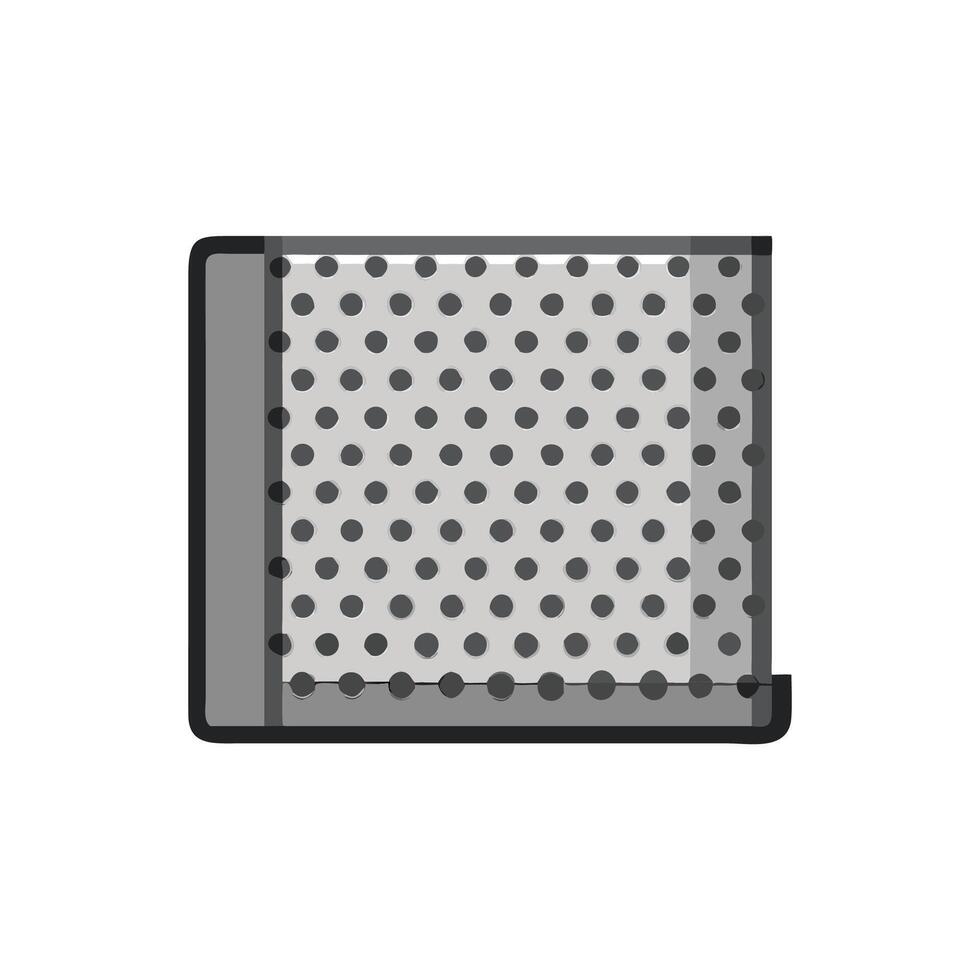 Quality perforated metal sheet icon design for industry vector