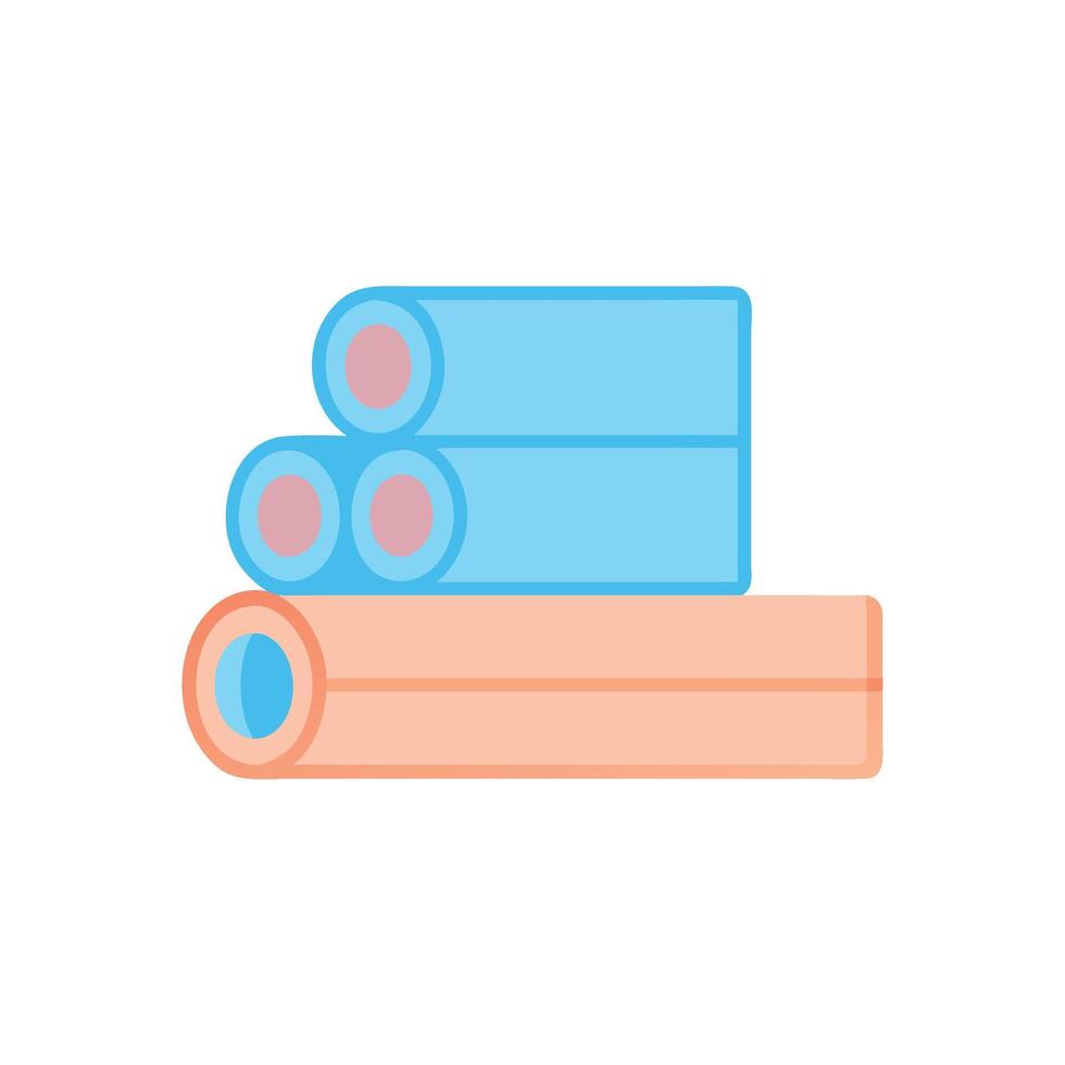 Quality pipe insulation icon design for industrial use vector