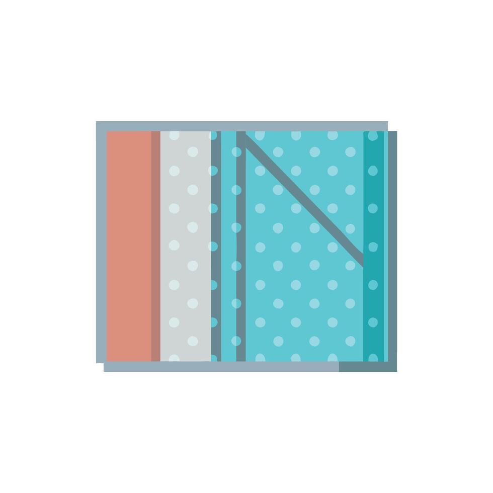 Modern plasterboard icon design for construction projects vector