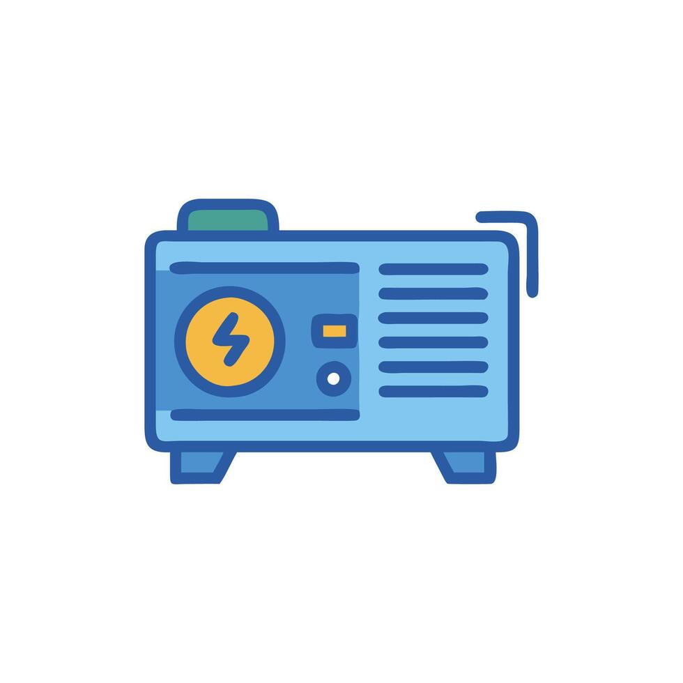 Modern power generator icon design for various uses vector
