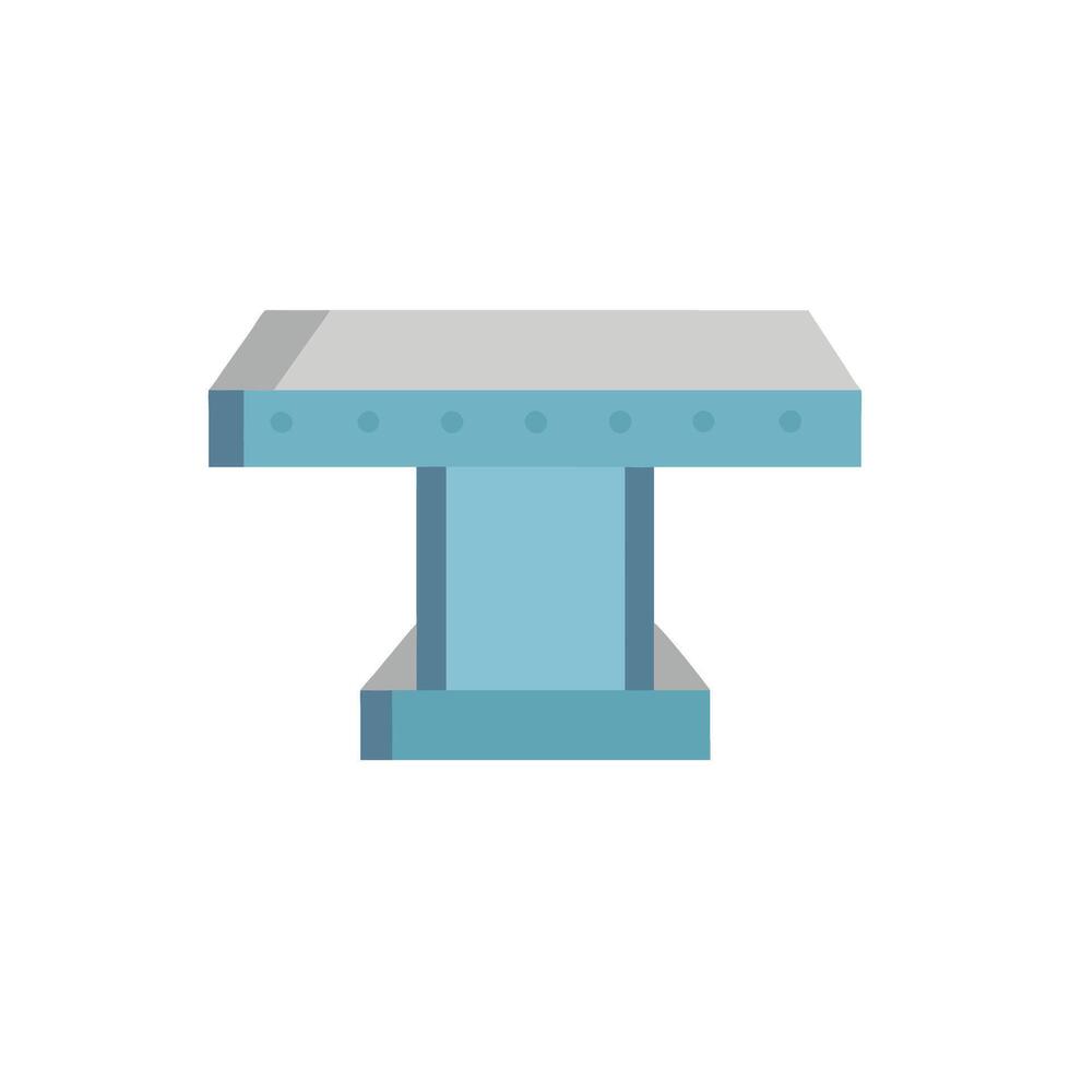 Distinctive precast concrete bridge beam icon for various uses vector