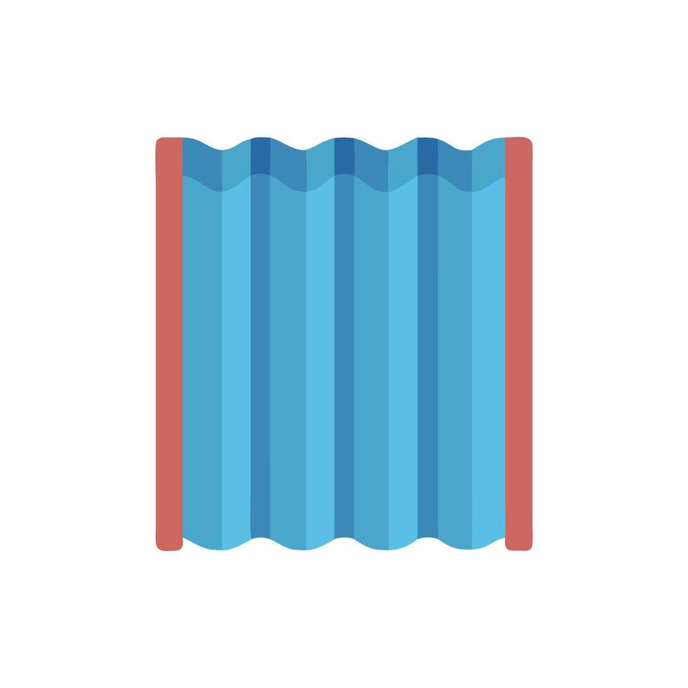 Modern roofing sheet icon design for construction alignment vector