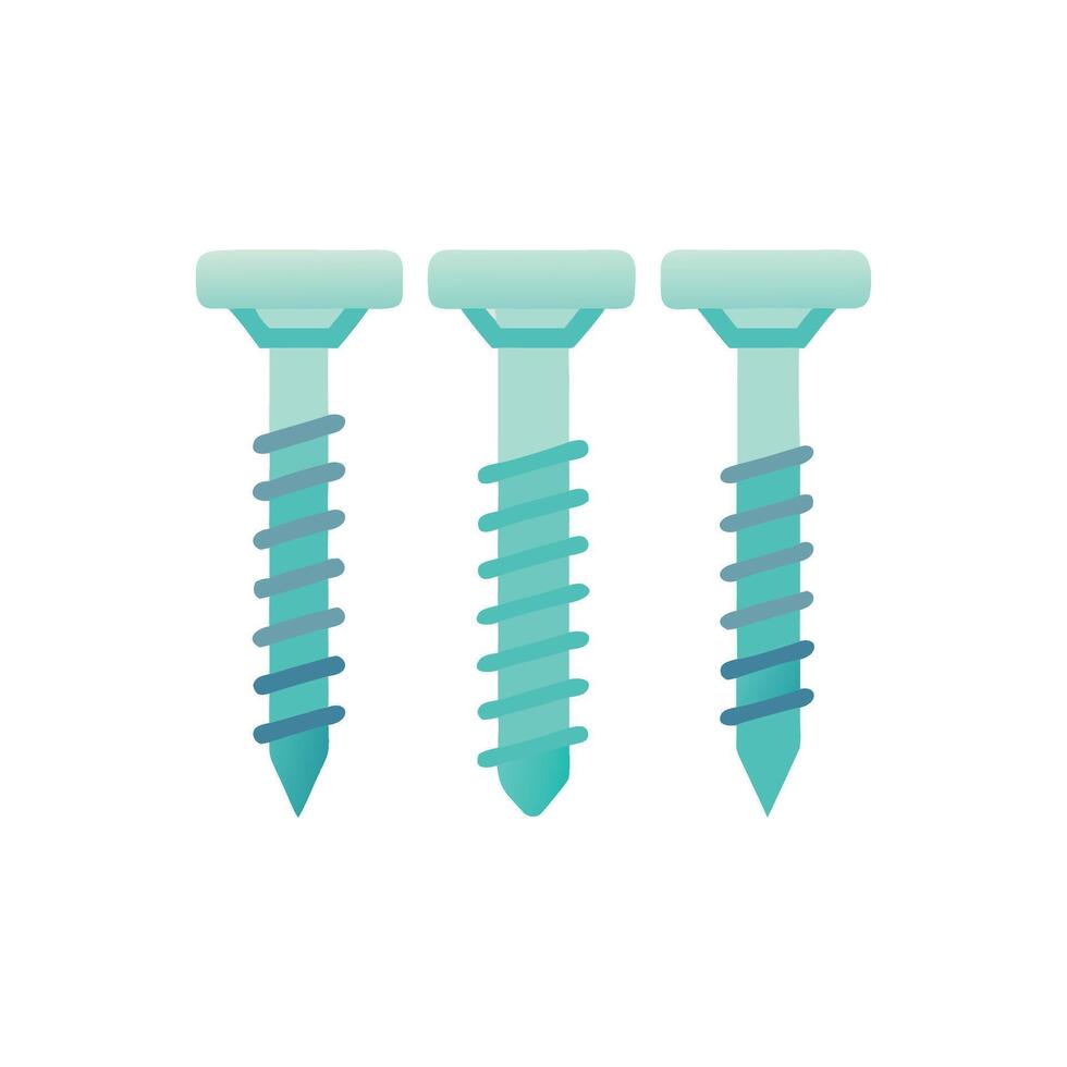 Quality screws icon for various industrial uses vector