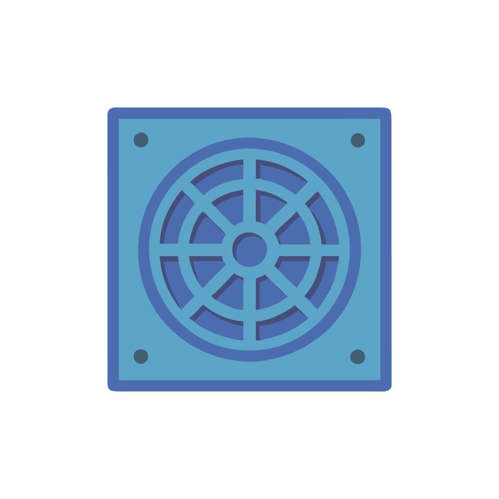 Quality sewer cover icon design for infrastructure projects vector