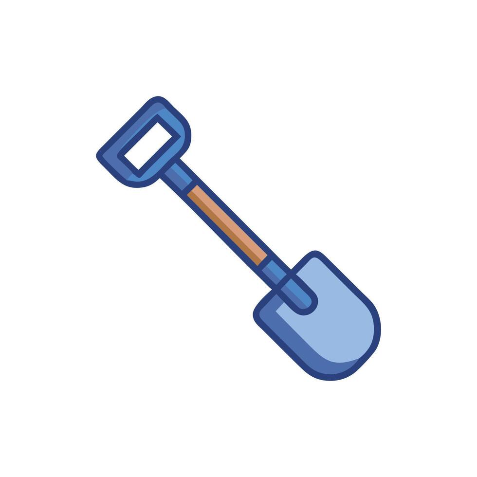 Quality spade icon for agricultural use vector