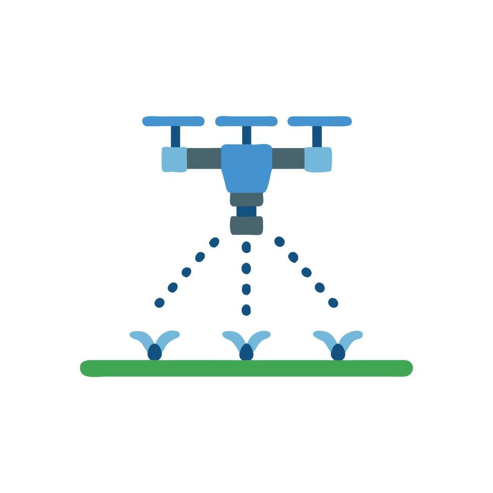 Quality sprinkler system icon for agricultural use vector