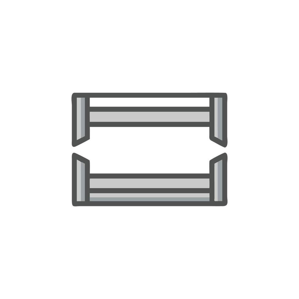 Stylish steel frame illustration for buildings vector
