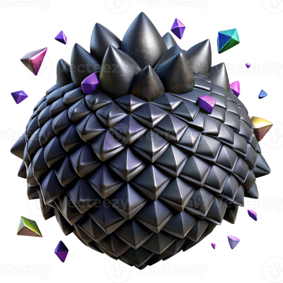 vibrant artistic Black Dragon Scales Texture Isolated Dark Fantasy Design genuine png