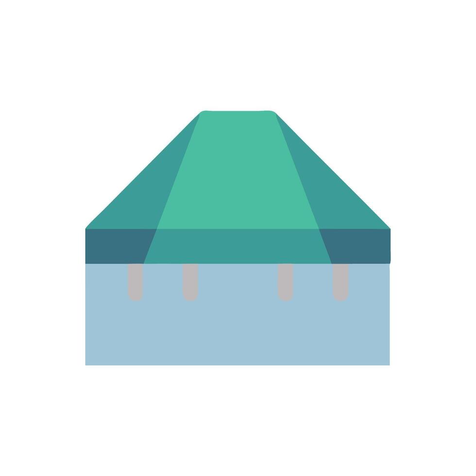 Quality tarp icon for various applications vector
