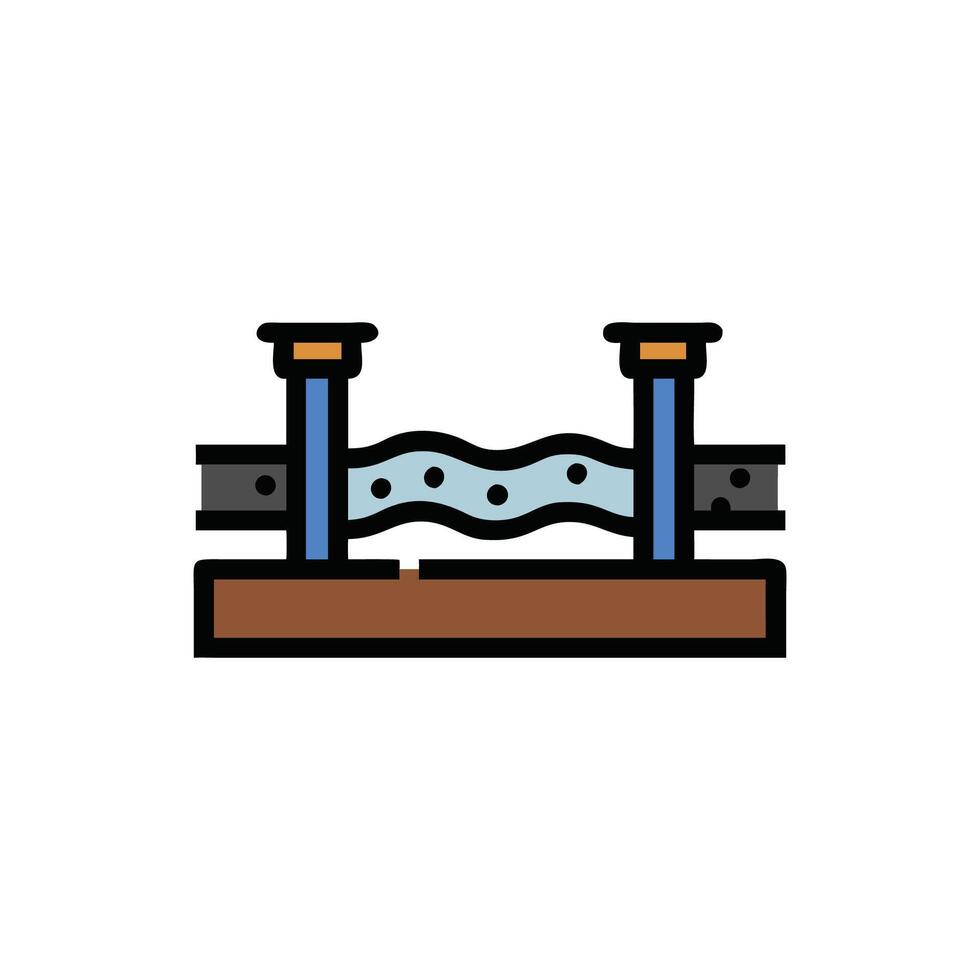 Stylish Underground Piping Icon for Utilities vector