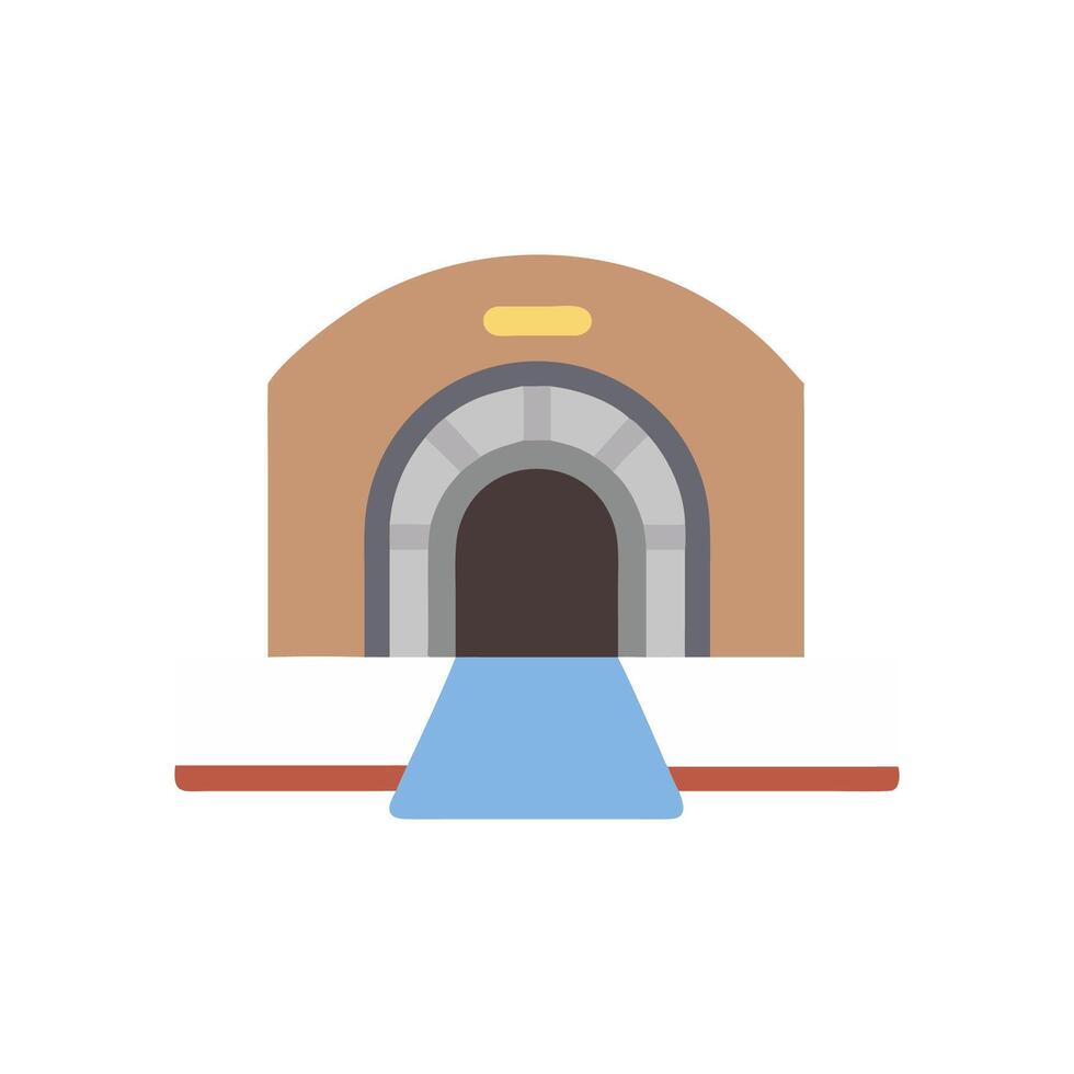 Stylish Underground Tunnel Icon for Projects vector