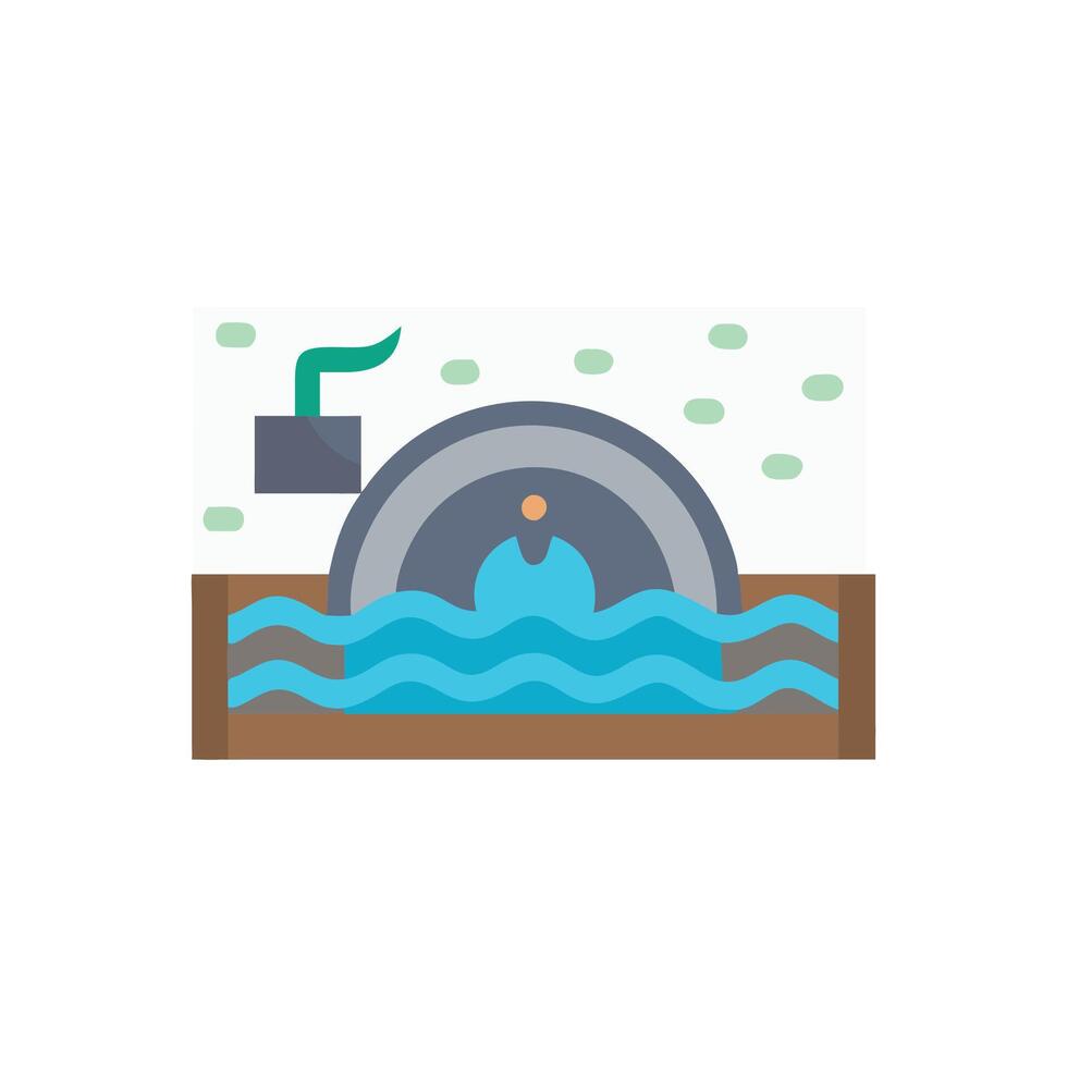 Underground Stormwater Tank Icon for Infrastructure vector