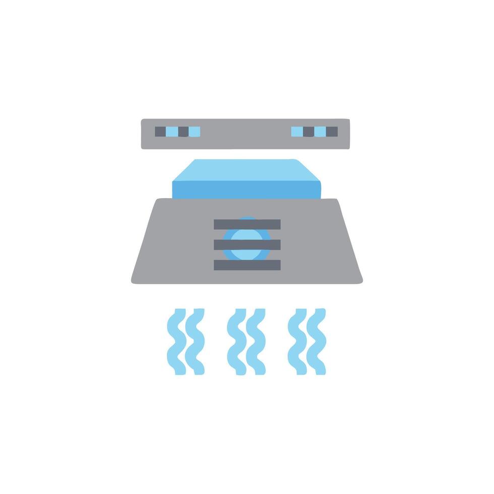 Creative Ventilation System Icon for Architecture vector