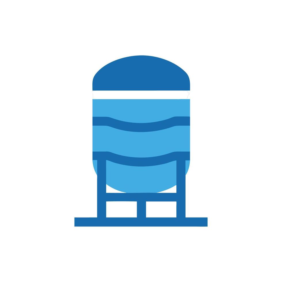 Essential Water Tank Icon for Infrastructure Projects vector