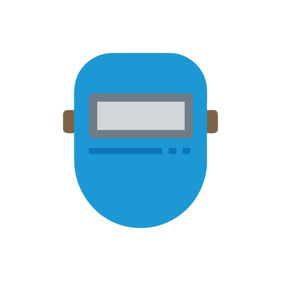 Welding Mask Icon for Safety Workers vector